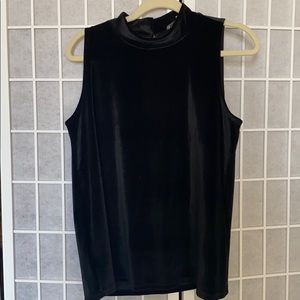 NWOT LOFT Velvet Black Tank